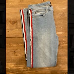 BDG light wash jeans (skinny, stretch)